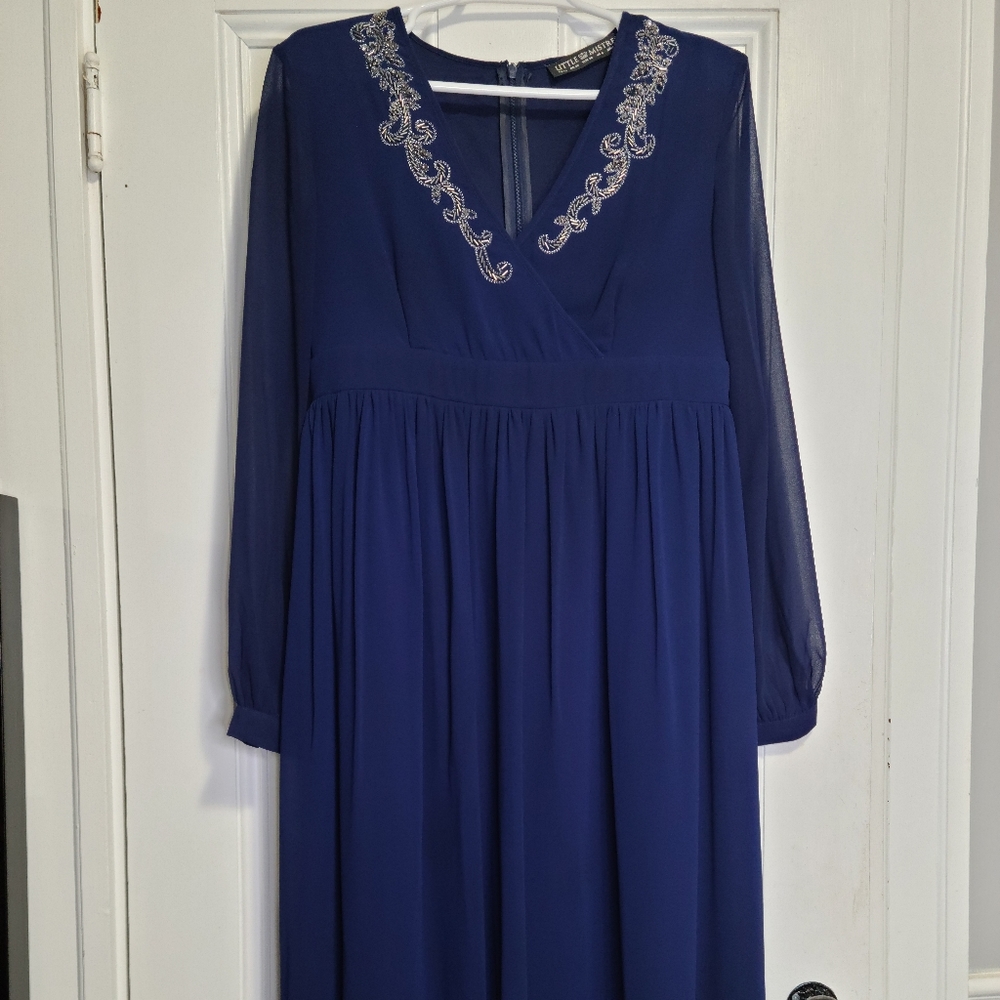 ASOS Little Mistress Maternity Dress Jewel Neckline size 6